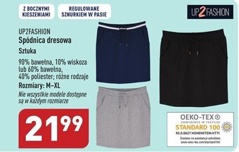 ALDI UP2FASHION Spódnica dresowa oferta