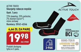 ALDI ACTIVE TOUCH Skarpety robocze męskie oferta