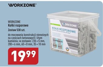 ALDI WORKZONE Kołki rozporowe Zestaw 530 szt. oferta