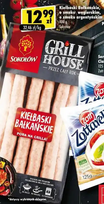 Premium Nasz Sklep Kiełbaski Bałkańskie, o smaku węgierskim, o smaku argentyńskim 400 g Sokołów oferta