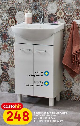 Castorama Szafka z umywalką oferta