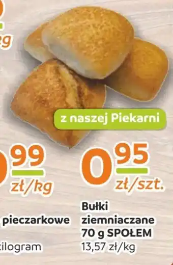 Społem Częstochowa Bułki ziemniaczane 70 g SPOŁEM 1kg oferta