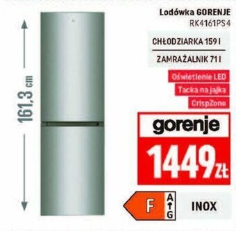 Neopunkt Lodówka GORENJE RK4161PS4 oferta