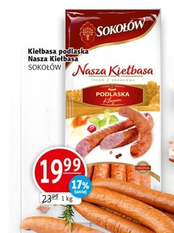 Prim Market SOKOŁÓW Kiełbasa podlaska Nasza Kiełbasa 1kg oferta
