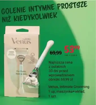 Rossmann Venus, Intimate Grooming 1 up, maszynka+wkład, 1 szt. oferta