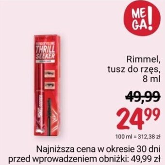 Rossmann Rimmel, tusz do rzęs, 8 ml oferta