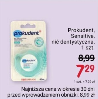 Rossmann Prokudent, Sensitive, nić dentystyczna, 1 szt. oferta