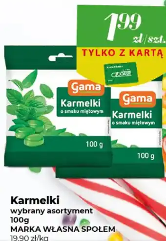 Gama MARKA WŁASNA SPOŁEM Karmelki 100 g oferta