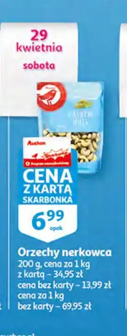 Auchan Orzech nerkowca oferta