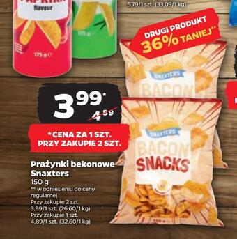 Netto Prażynki bekonowe snaxters oferta