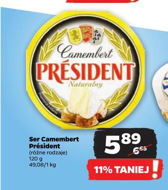 Netto Ser camembert président oferta