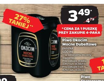 Netto Piwo okocim mocne dubeltowe oferta