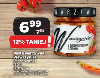 Netto Pasta warzywna wawrzyniec oferta