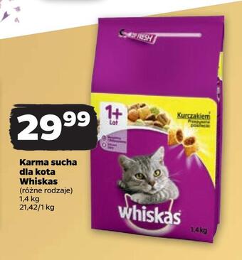 Netto Karma sucha dla kota whiskas oferta