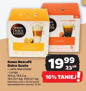 Netto Kawa nescafé dolce gusto oferta