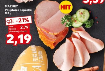 Kaufland MAZURY Polędwica sopocka 100 g oferta