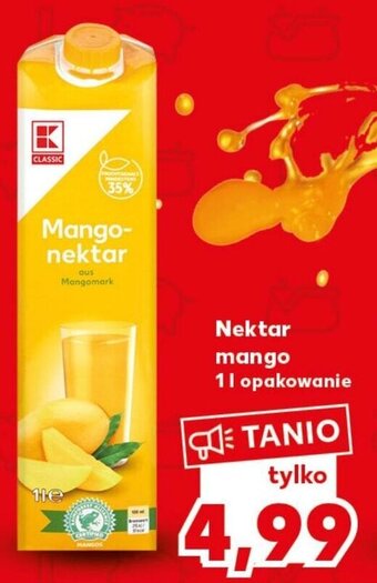 Kaufland Nektar mango 1l oferta