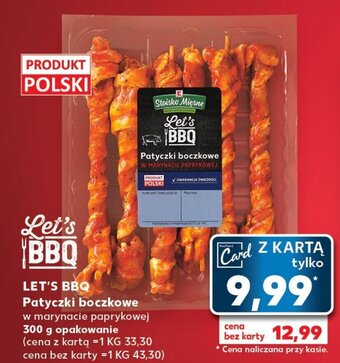 Kaufland Let's BBQ Patyczki boczkowe 300g oferta