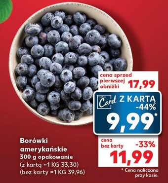 Kaufland Borówki amerykańskie 300 g oferta