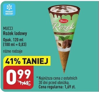 ALDI MUCCI Rożek lodowy Opak. 120 ml oferta