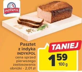 Carrefour Market Pasztet z indyka INDYKPOL 100g oferta