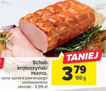 Carrefour Market Schab krotoszyński PEKPOL 100g oferta