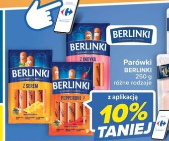 Carrefour Market Parówki BERLINKI 250 g oferta