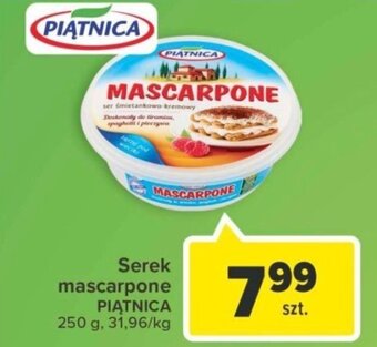 Carrefour Market PIĄTNICA Serek MASCARPONE 250 g, oferta