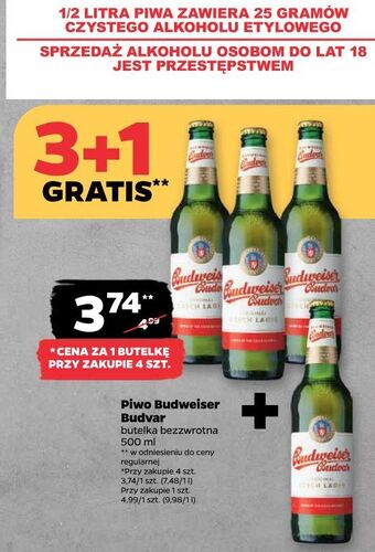 Netto Piwo b: original budweiser budvar oferta