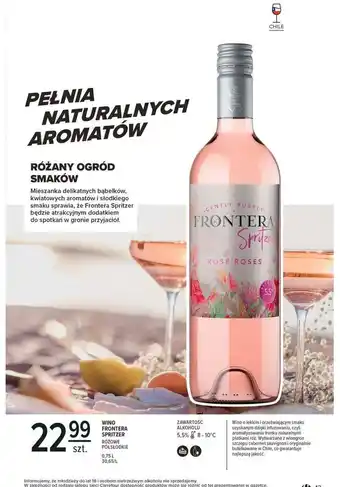 Carrefour Wino frontera spritzer rose oferta