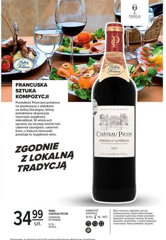 Carrefour Wino chateau picon bordeaux superieur oferta