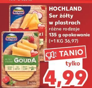 Kaufland Ser gouda plastry hochland oferta