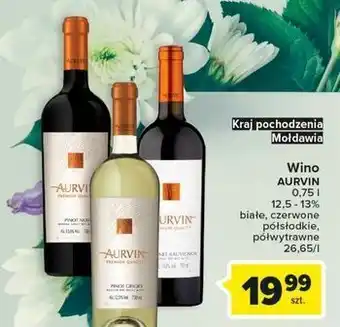 Carrefour Wino aurvin pinot grigio oferta