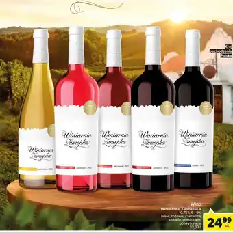Wino lekka czarna porzeczka winiarnia zamojska