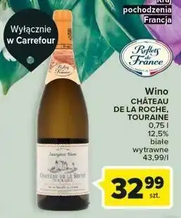 Carrefour Wino chateau de la roche sauvignon blanc oferta