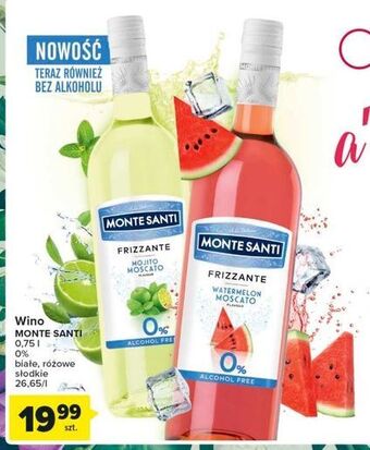 Carrefour Wino monte santi frizzante mojito 0% oferta