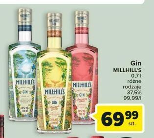 Gin millhill's botanical strawberry