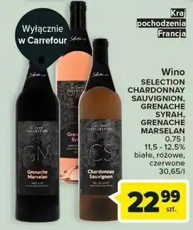 Carrefour Wino selection chardonnay sauvignon oferta