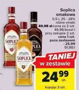 Carrefour Wódka soplica o smaku orzecha w czekoladzie oferta