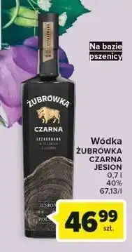Carrefour Wódka żubrówka czarna jesion oferta