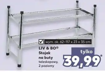 Kaufland Stojak na buty metalowy liv & bo oferta