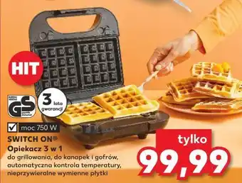 Kaufland Opiekacz do kanapek 750 w switch on oferta