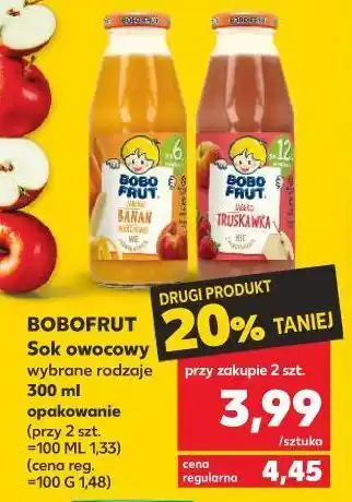 Kaufland Nektar jabłko i truskawka bobo frut oferta