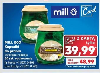 Kaufland Kapsułki do prania konopie polskie ecomill oferta