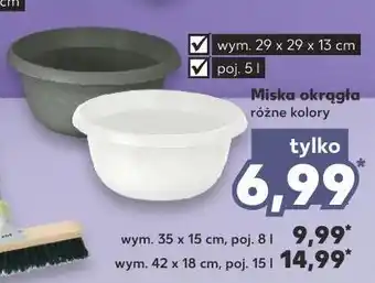 Kaufland Miska okrągła 5 l oferta
