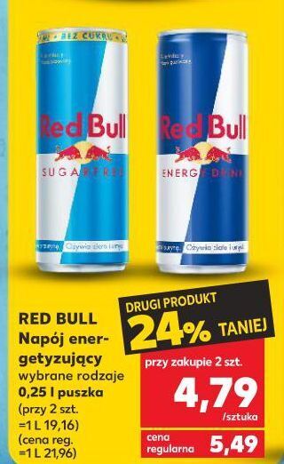 Kaufland Napój energetyczny red bull oferta