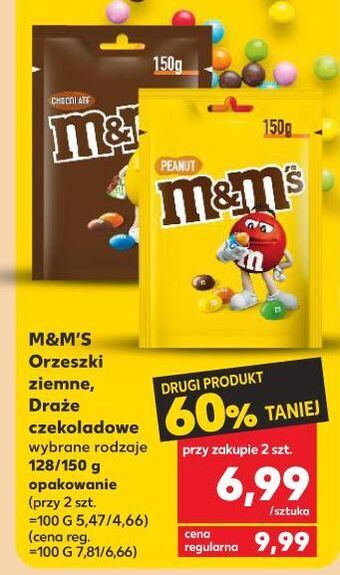 Kaufland Draże orzechowe m&m's oferta