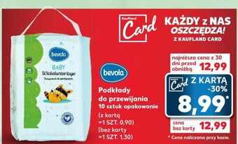 Kaufland Podkłady do przewijania bevola baby oferta