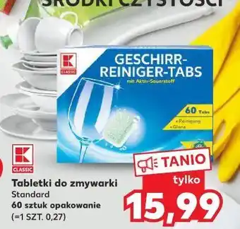 Kaufland Tabletki do zmywarek k-classic oferta