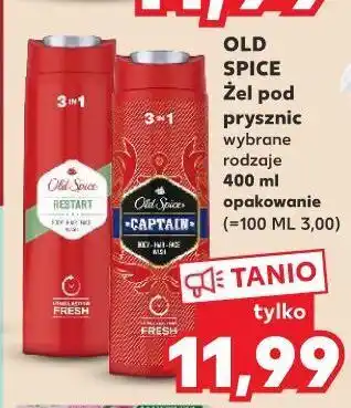 Kaufland Żel pod prysznic old spice captain oferta